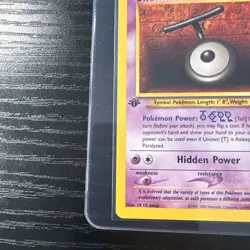 Unown [T] 1st Edition Neo Destiny 88/105 WOTC Vintage Pokemon - Image 2