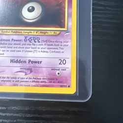 Unown [T] 1st Edition Neo Destiny 88/105 WOTC Vintage Pokemon - Image 5