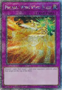 Yugioh! LP Phoenix Wing Wind Blast - RA03-EN149 - Quarter Century Secret Rare - - Image 1