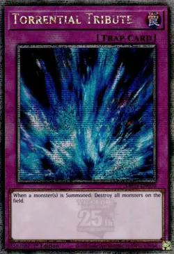 Yugioh! LP Torrential Tribute - MP24-EN010 - Quarter Century Secret Rare - 1st E - Image 1