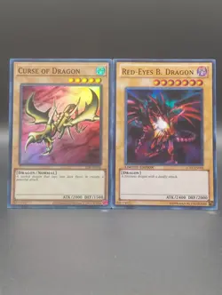 Yu-Gi-Oh | Red-Eyes B. Dragon LC01 | Curse Of Dragon LOB - Image 1