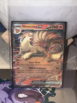 Ninetales ex (151 38/165) double rare Pokemon TCG card - Image 1