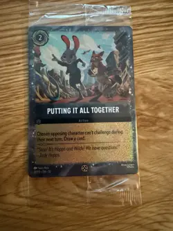 Zootopia 2 “Putting It All Together” Disney Lorcana Promo Trading Card SEALED - Image 1