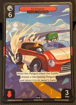 Vibes TCG Lil Zoomer * ARCTIC FOIL * - Legend of the Lils Card 13/150 - Image 1