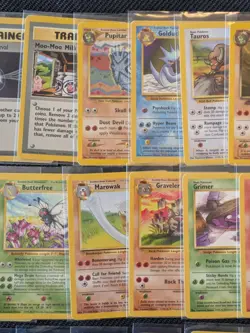 Vintage Pokemon Lot (40 Cards) WOTC Base Sets TCG MP Average Condition (Lot 13) - Image 4