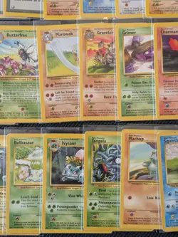 Vintage Pokemon Lot (40 Cards) WOTC Base Sets TCG MP Average Condition (Lot 13) - Image 5