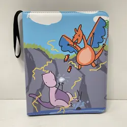 Dysfunctional Passholder Mewtwo Charizard Pokenot Binder *No Holo Card Included* - Image 1