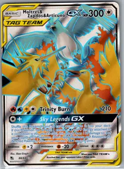 Moltres & Zapdos & Articuno GX 66/68 Hidden Fates - Pokemon Card - NM - Image 1