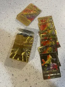 Pokemon Cards 55 Card Foil Packs (Gold - Ultra Rare Rainbow) - Image 1