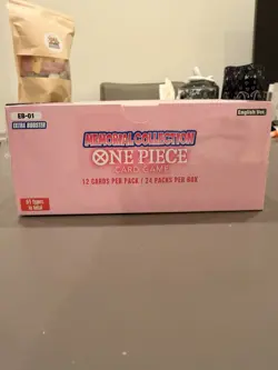 One Piece EB-01 Card Game Box Extra Booster Memorial Collection English SEALED - Image 4