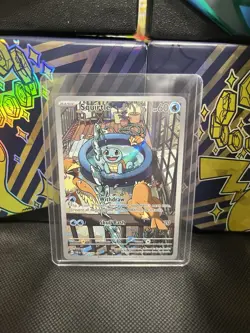 Pokemon TCG Squirtle 148/142 Stellar Crown Illustration Rare Card - Image 1