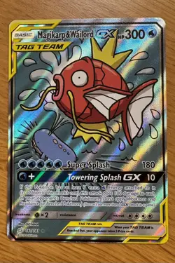 Pokemon Sun & Moon Magikarp Wailord GX Alternative Art Card 161/181 - English - Image 4
