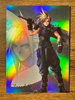 Final Fantasy VII 7 Anniversary Art Museum Card Cloud 1-001-2 *FOIL* Variant - Image 1