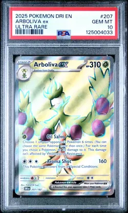 PSA 10 Arboliva ex 207/182 DRI Destined Rivals Full Art Pokemon Card - Image 1