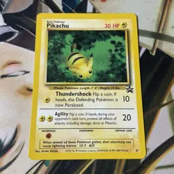 1999/2000 Pokemon Card - Pikachu WoTC Promo Black Star #27 Promo - Image 1