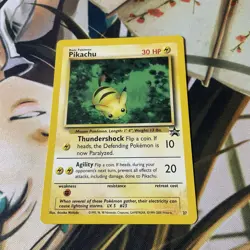 1999/2000 Pokemon Card - Pikachu WoTC Promo Black Star #27 Promo - Image 4