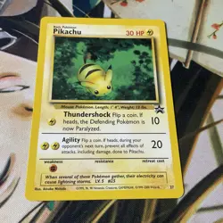 1999/2000 Pokemon Card - Pikachu WoTC Promo Black Star #27 Promo - Image 5