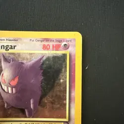 Gengar 5/62 Fossil Holo Foil Vintage 1999 Rare English Pokemon TCG Card - Image 4
