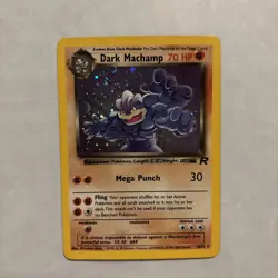 Dark Machamp - 10/82 - Pokemon Team Rocket Unlimited Holo Rare Card WOTC NM - Image 2