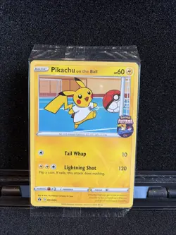 Pokemon Pikachu TCG 'On the Ball' Promo Card Sealed Futsal Edition 001/005 - Image 1