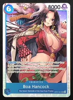 Boa Hancock OP07-051 One Piece Card Game TCG Super Rare SR ENGLISH NM - Image 1