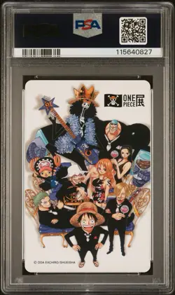 2015 ONE PIECE WANTED POSTER PLAYING CARDS 4 OF DIAMONDS SOGEKING PSA 10 - Image 2