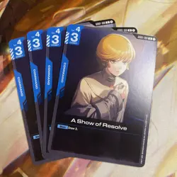 Gundam Card Game A Show Of Resolve GD01-100 U Playset Of 4 - Image 1