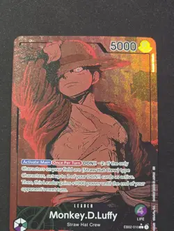Monkey D. Luffy EB02-010 Leader | One Piece Card Game | English | NM - Image 1