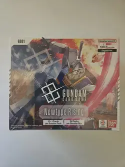 Bandai Gundam Card Game Newtype Rising English Booster Box New Sealed Unopened - Image 1