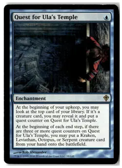 MTG Quest for Ula's Temple - Worldwake Heavily Played English - Image 1
