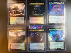 PRIVATE LISTING - MTG Final Fantasy English Extended Art Foil Lot of 6 - Image 1