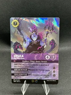 Lorcana Ursula - Sea Witch Queen (Store Championship) - Holofoil Enchanted Promo - Image 1