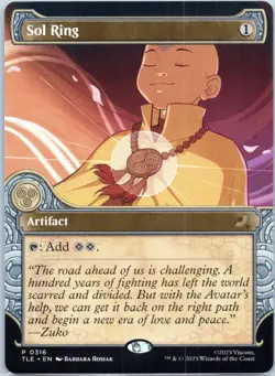 Sol Ring Showcase 2025 - Avatar TLA - Magic MTG - Near Mint - Image 1