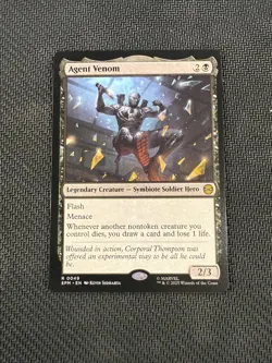 Agent Venom SPM 0049 Rare Magic the Gathering Marvel's Spider-Man - Image 1
