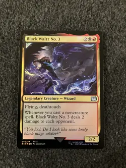 Magic The Gathering MTG - Black Waltz No. 3 Foil - FIN - Image 1