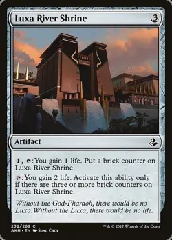LUXA RIVER SHRINE X 4 N/M- AMONKHET MAGIC THE GATHERING - Image 1