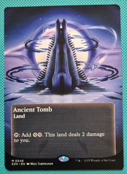 MTG - Ancient Tomb - Borderless - Stellar Sights - Edge of Eternities - Magic - Image 2