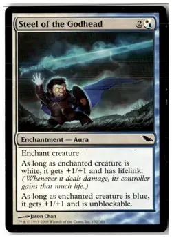 MTG Steel of the Godhead - Shadowmoor Moderately Played English - Image 1