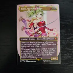 Terra, Herald of Hope (Borderless, NM), English Commander Final Fantasy MTG 0204 - Image 1