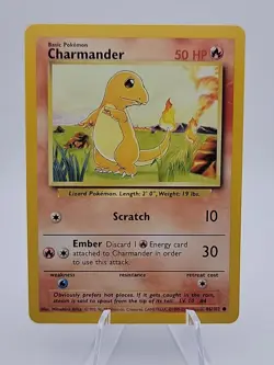 Pokemon TCG Charmander Base Set 46/102 Regular 1999-2000 Wizards Base Set... - Image 1