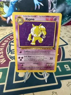 Pokemon TCG Vintage Hypno 23/62 Fossil Non Holo Unlimited - Image 1