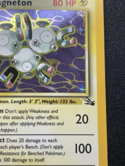 Pokemon Magneton 11/62 Holo Rare Fossil LP (#1) - Image 5