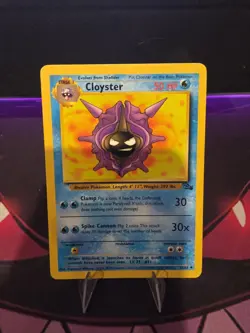 Cloyster 32/62 Pokemon TCG Fossil Unlimited LP - Image 1