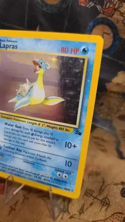 Lapras 10/62 Fossil Holo - WOTC Pokemon TCG 1999 LP - Image 2