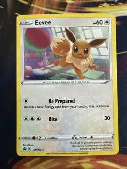 Eevee SWSH212 Black Star Promo Astral Radiance - Pokemon Near Mint NM - Image 1
