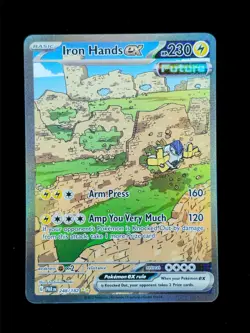 Iron Hands ex 248 Pokemon PAR Paradox Rift 2023 NM 🔥🔥🔥 - Image 1