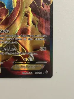 2014 POKEMON XY 100/106 FLASHFIRE FULL ART CHARIZARD EX NEAR MINT - Image 4