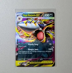 Mega Sharpedo ex 061/094 Phantasmal Flames Holo Double Rare Pokemon TCG NM ENG - Image 1