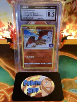 2024 Pokemon Radiant Charizard TCG Gym Promo Southeast Asia Exclusive - CGC 8.5 - Image 1