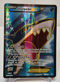 Sharpedo EX 152/160 Full Art Ultra Rare XY Primal Clash Pokemon 615 - Image 1
